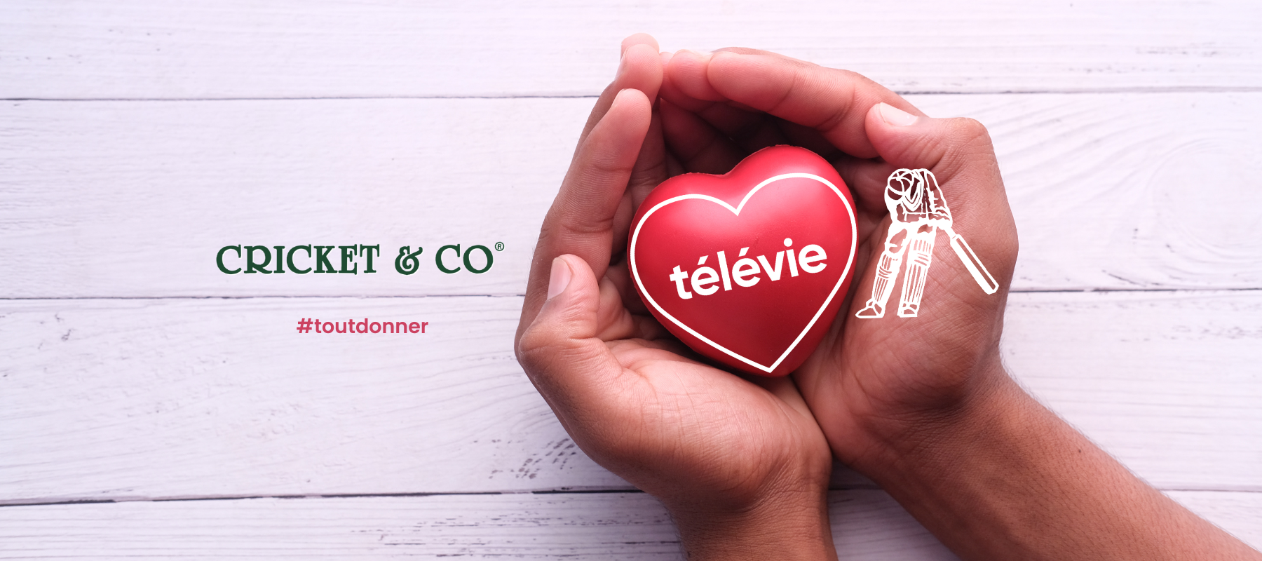 Cricket & Co supports Télévie with you !