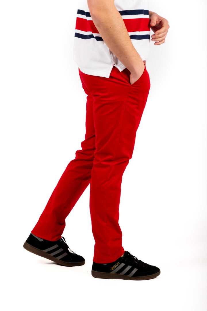 Pantalon TARTAN Rouge