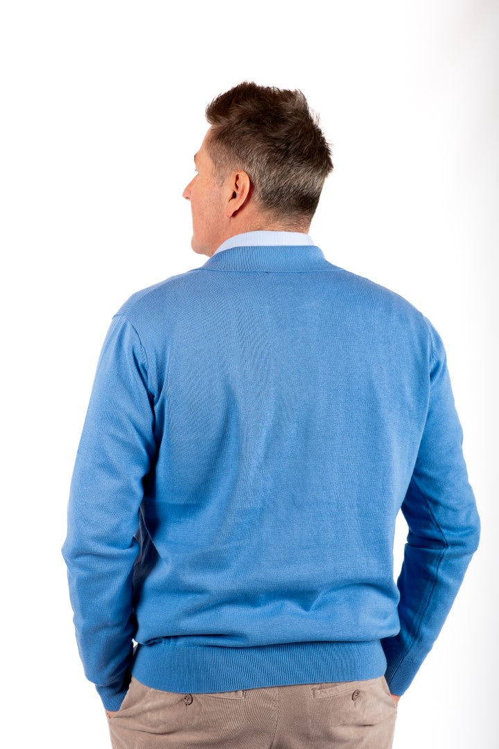 DORIAN sweater Medium blue