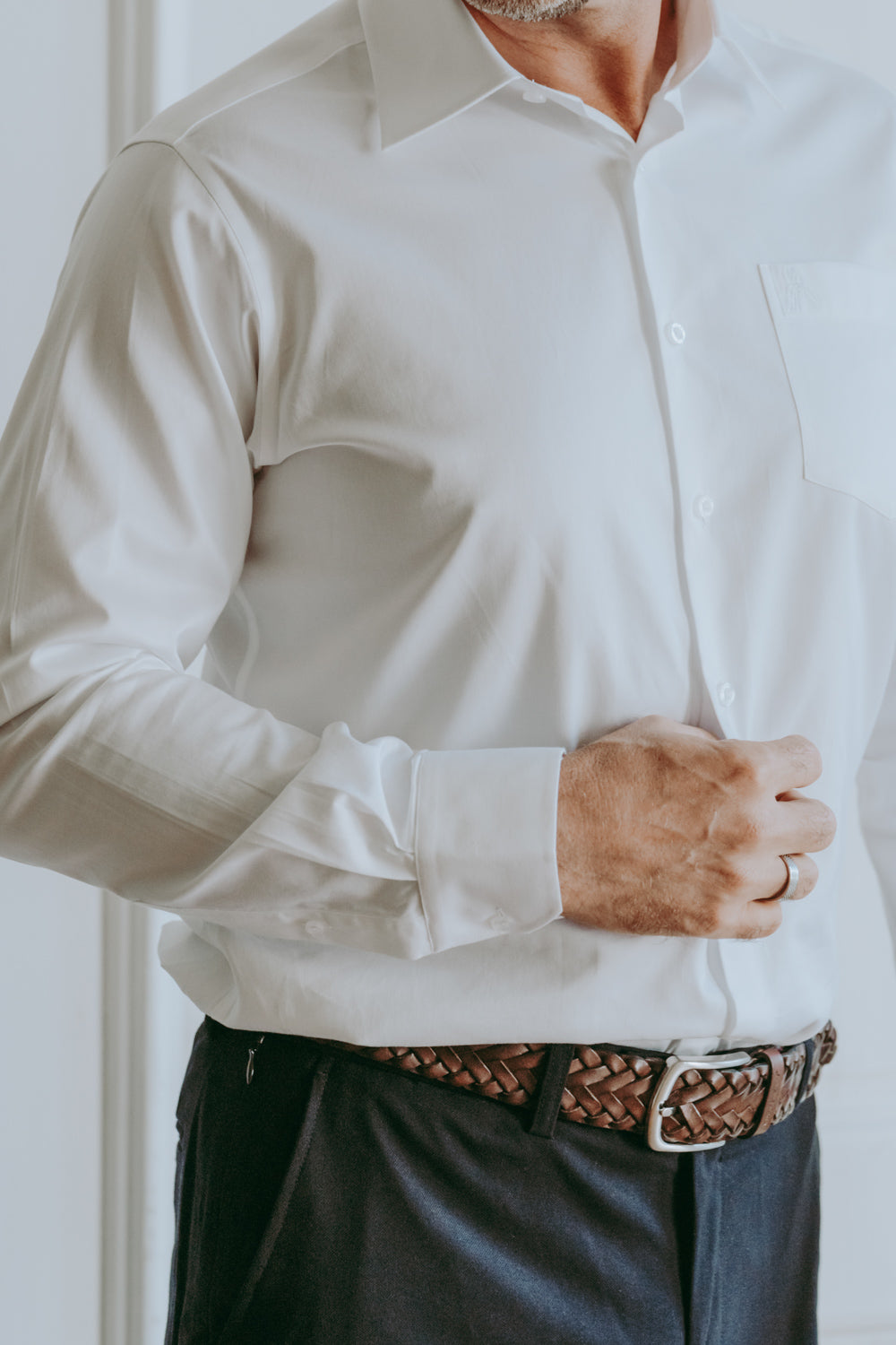 Edinburgh Overhemd - Effen