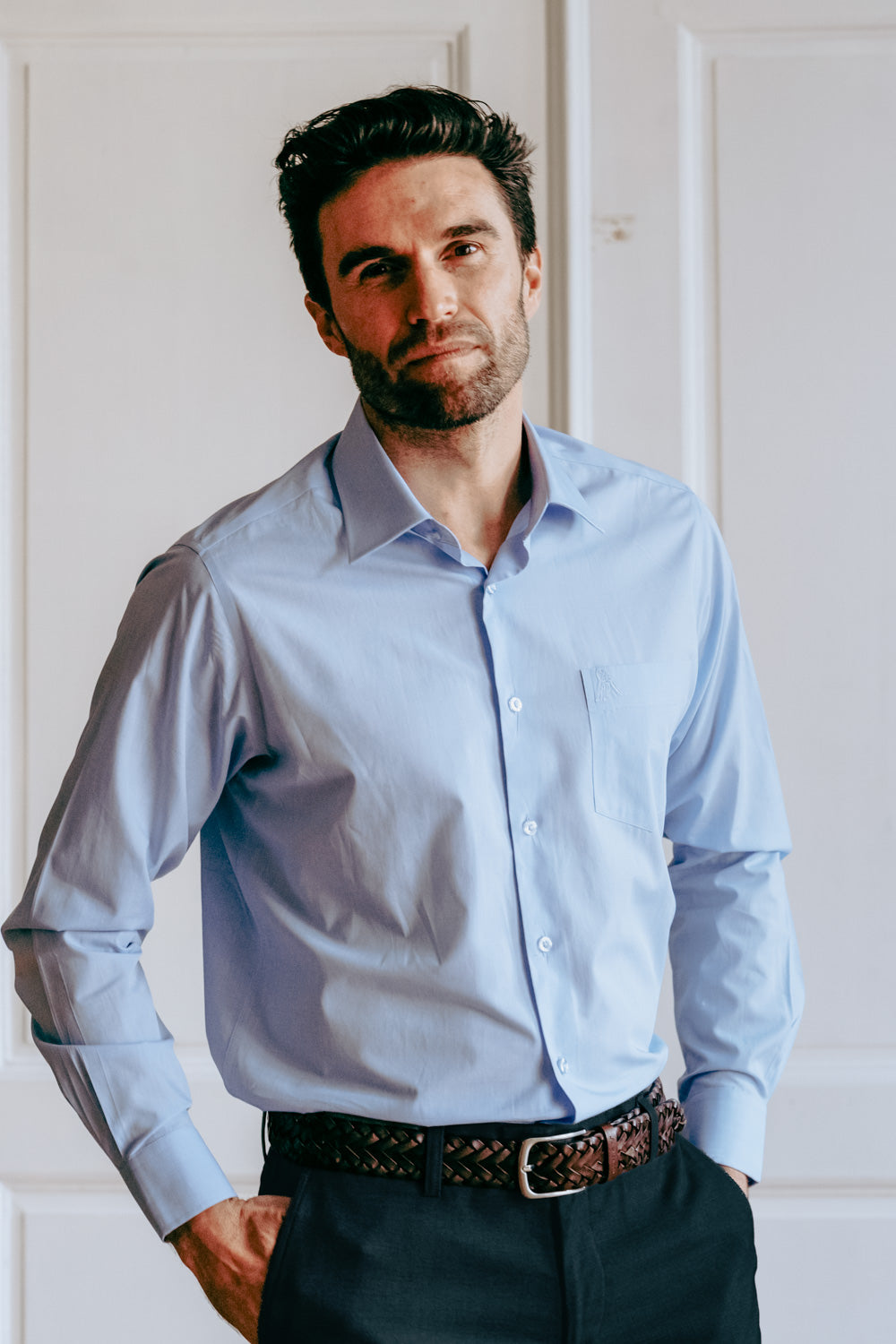 Edinburgh Overhemd - Effen