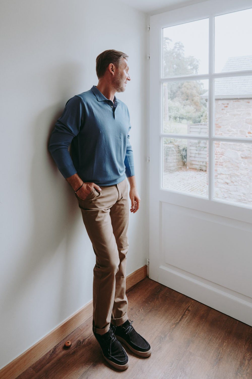 Trui met polokraag van merinowol - Ischia