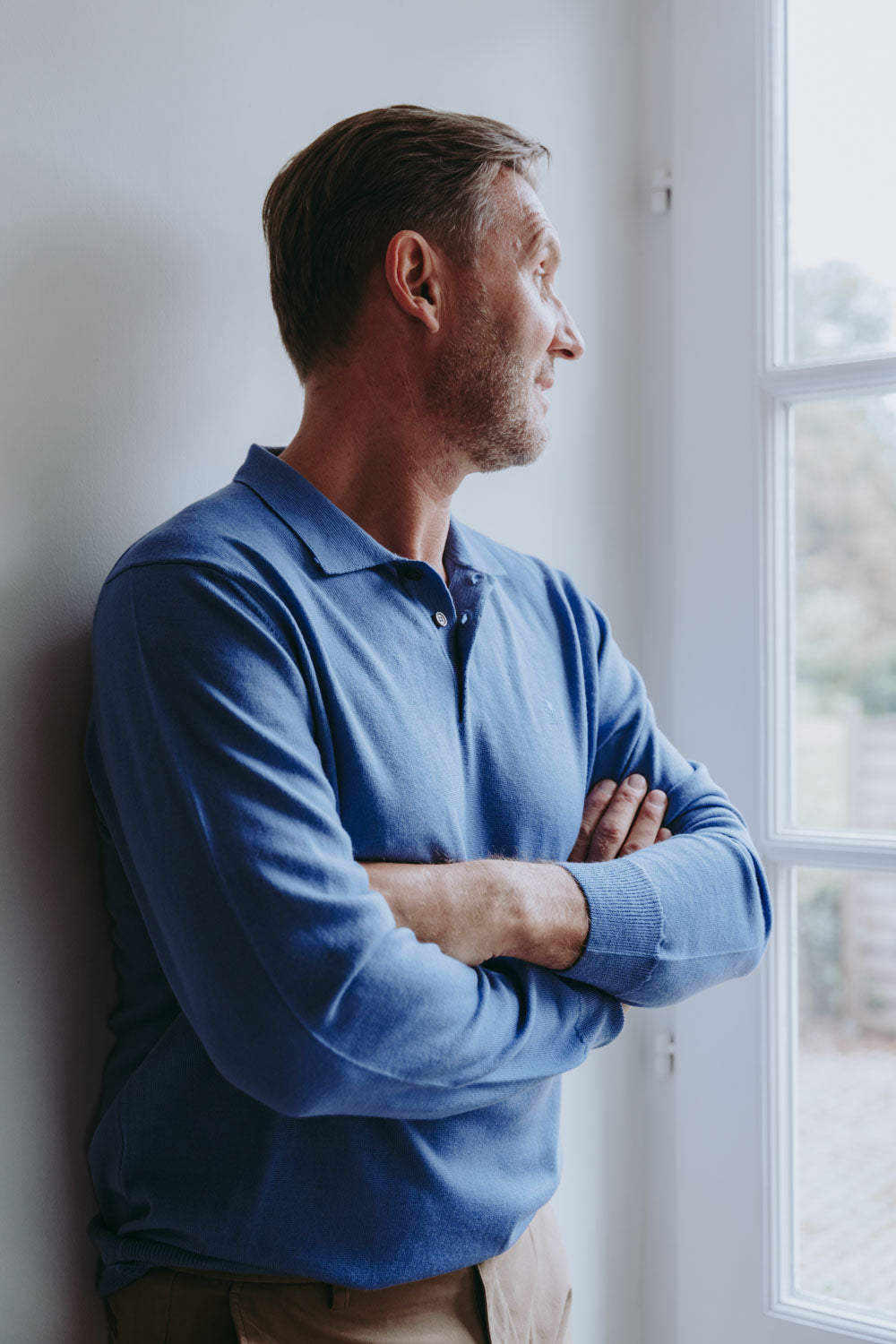 Trui met polokraag van merinowol - Ischia