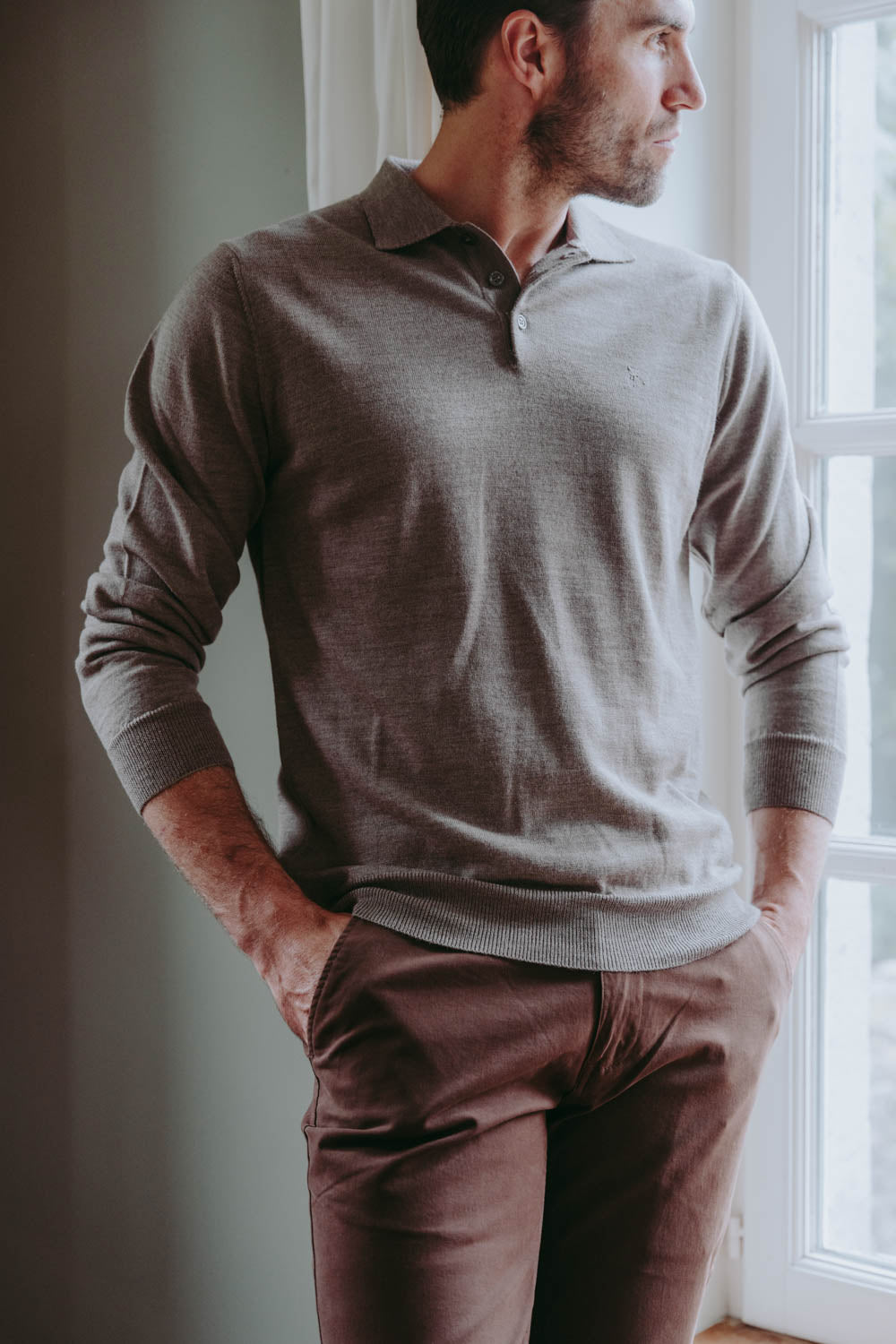 Trui met polokraag van merinowol - Ischia