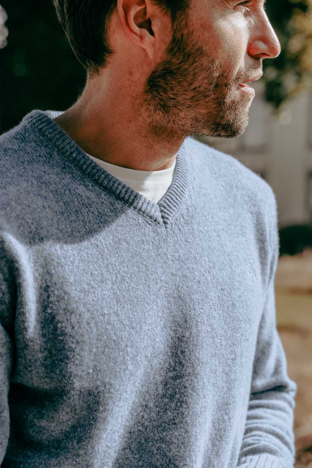 Wollen trui met V-hals - Magrab