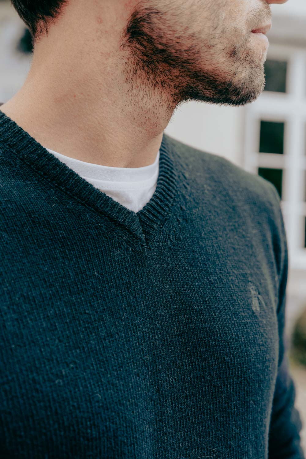 Wollen trui met V-hals - Magrab