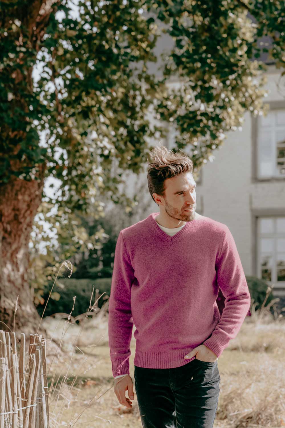 Wollen trui met V-hals - Magrab