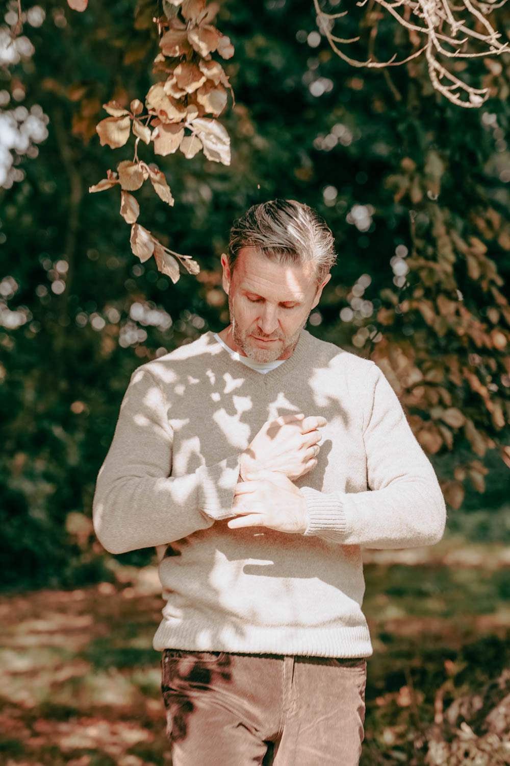 Wollen trui met V-hals - Magrab