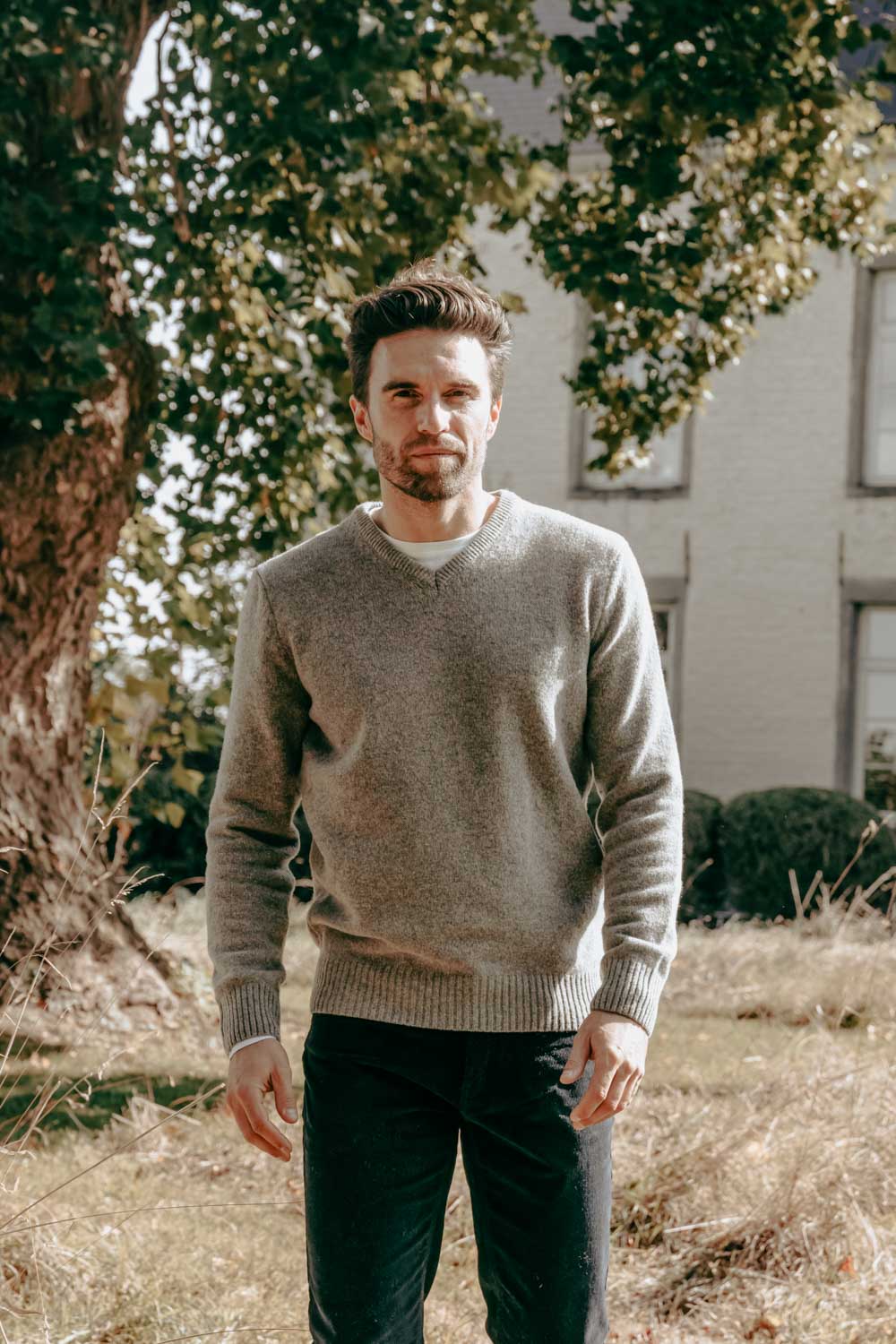 Wollen trui met V-hals - Magrab