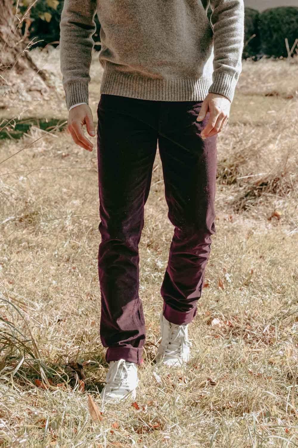 Pantalon velours - 5 Poches