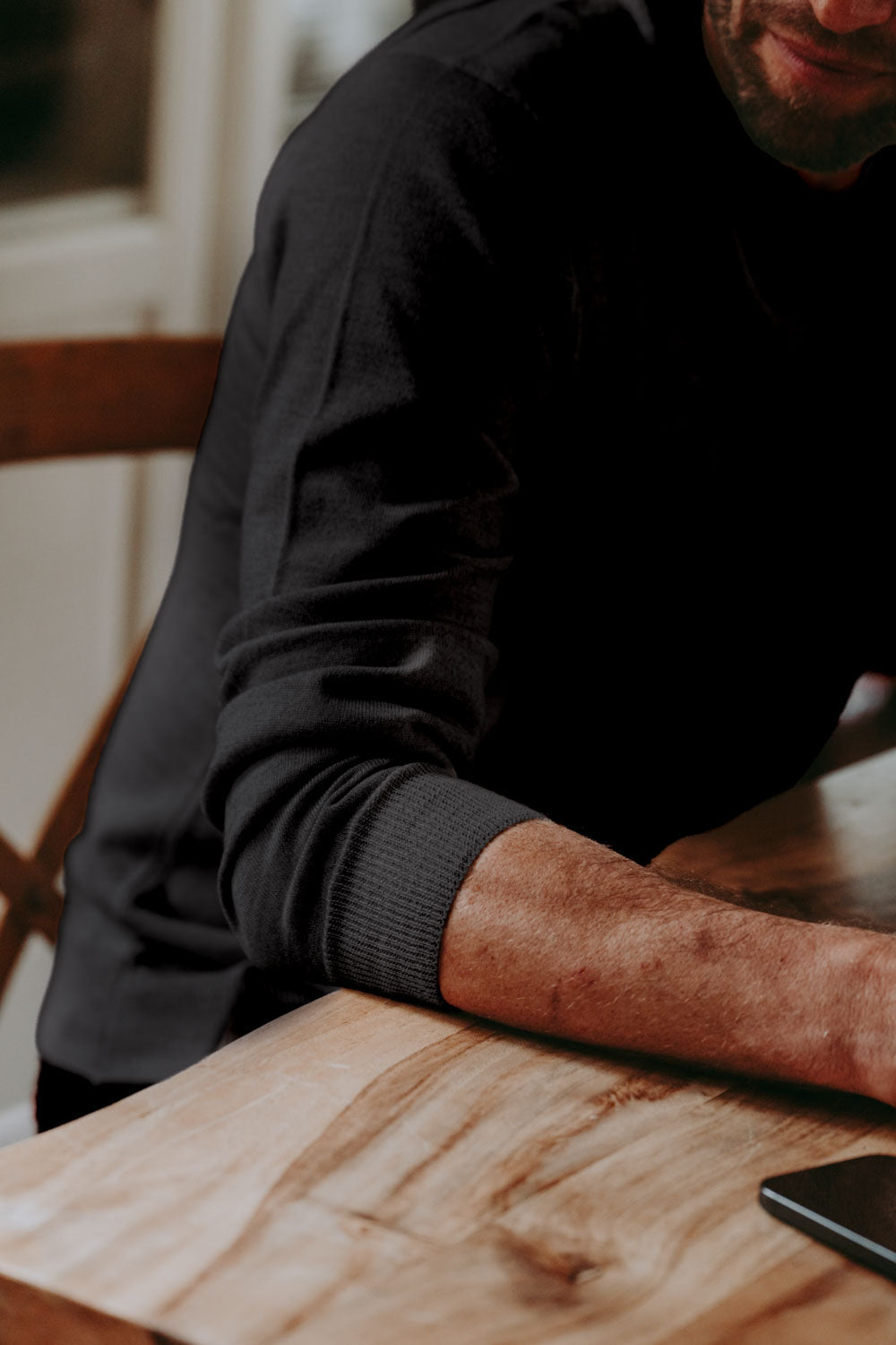 Merino trui met V-hals - Vittoria