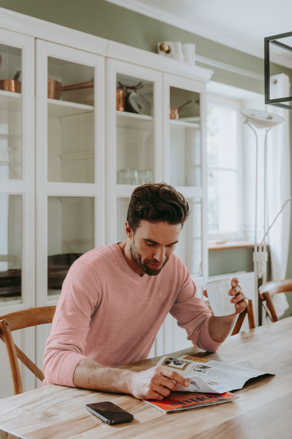 Merino trui met V-hals - Vittoria