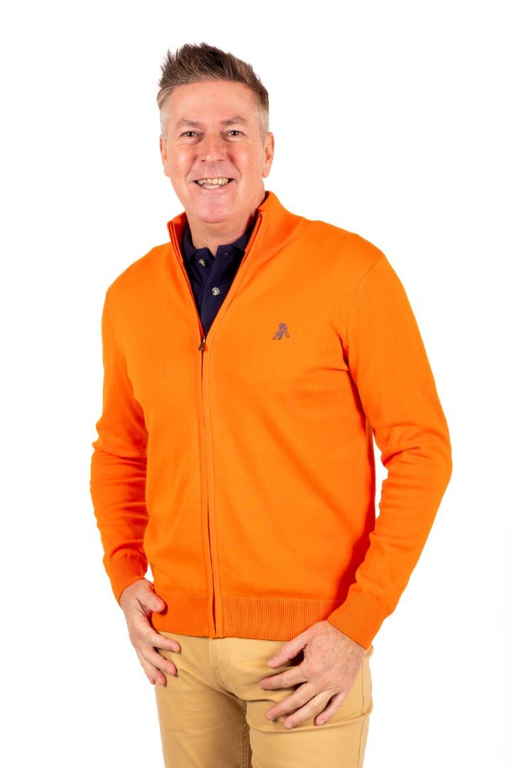 TIVOLI FZ sweater Full zip Pumpkin - Cricketco.be