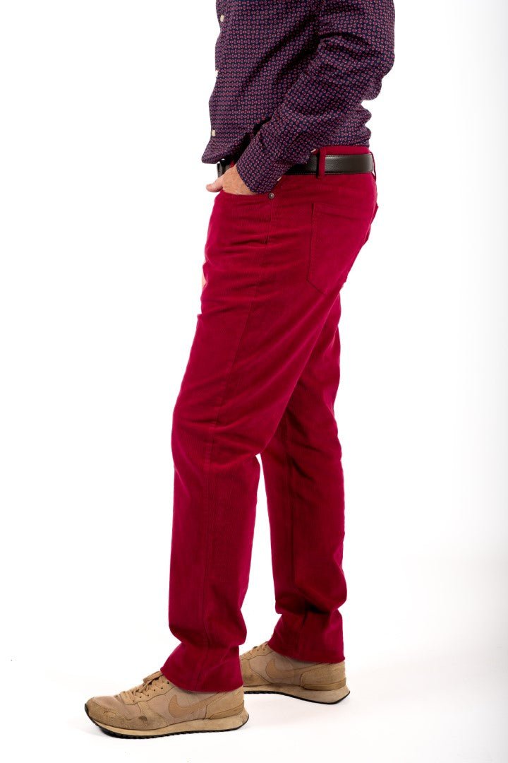 VELVET 5 POCKETS trouser Red - Cricketco.be