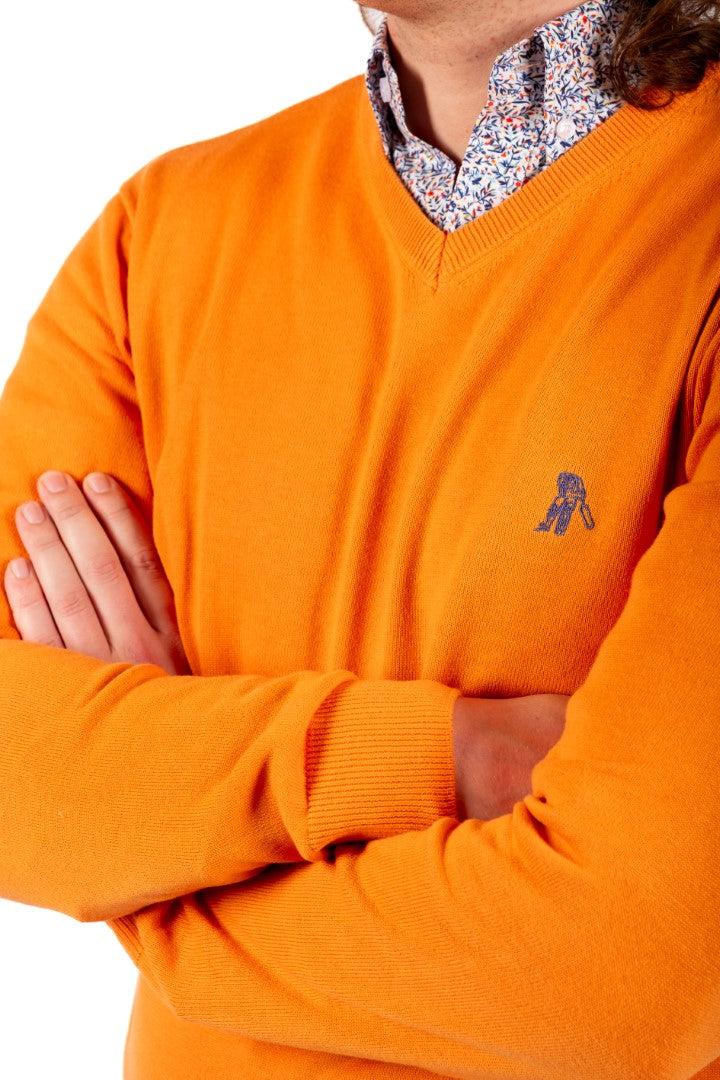TIVOLI Sweater Vneck Mandarine